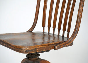 Antique Captains Swivel Chair