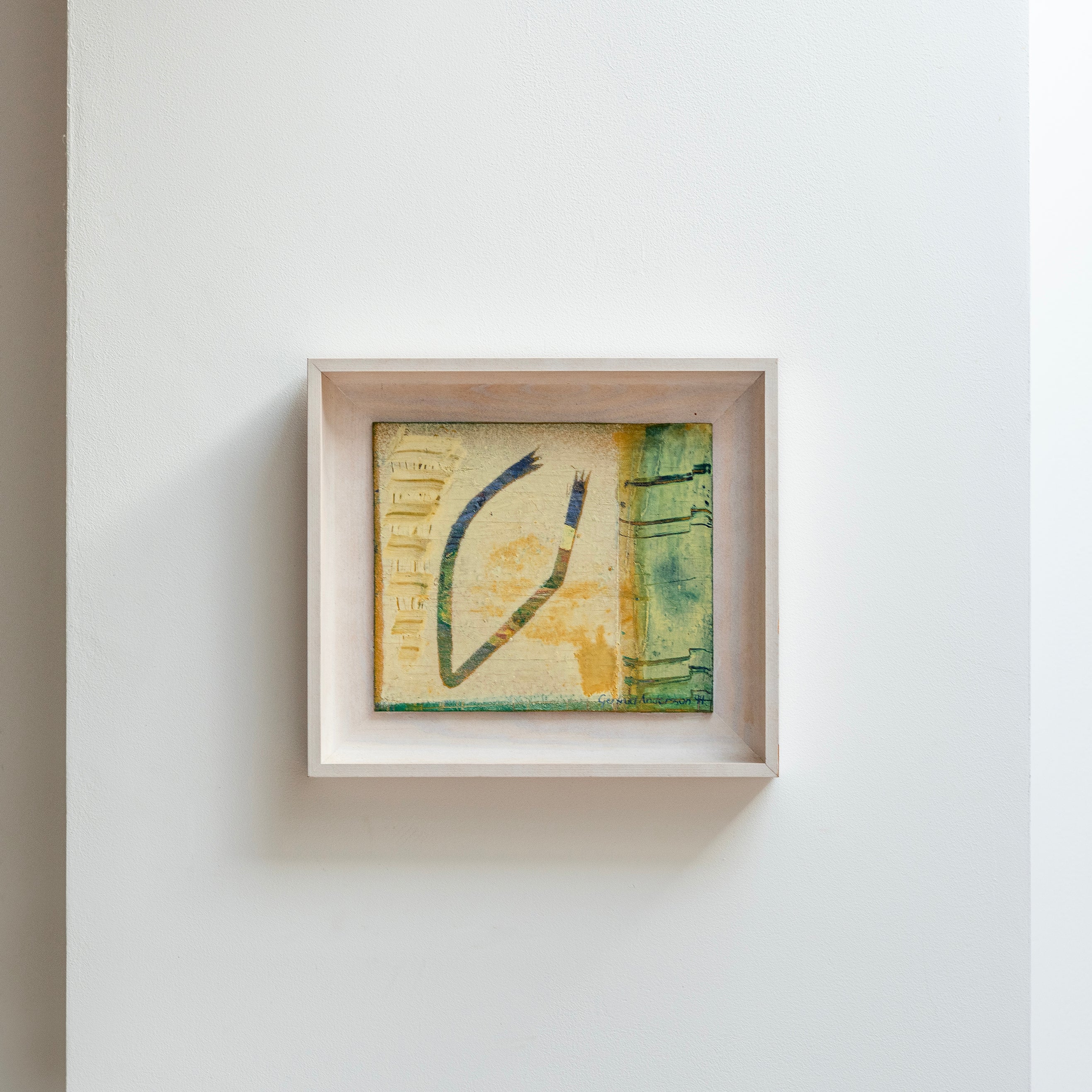 20th Century Abstract Painting "Freja" by Gertrud Andersson (1958), Swedish