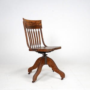 Antique Captains Swivel Chair