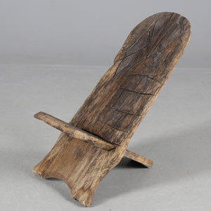 African Palaver Chair Late 20th Century