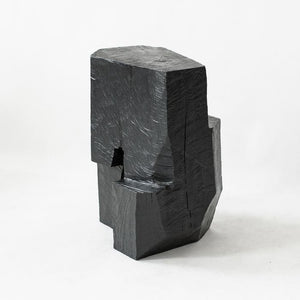 Ebonised oak stool