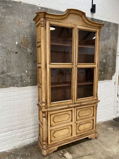 Tall Glazed Top Cabinet