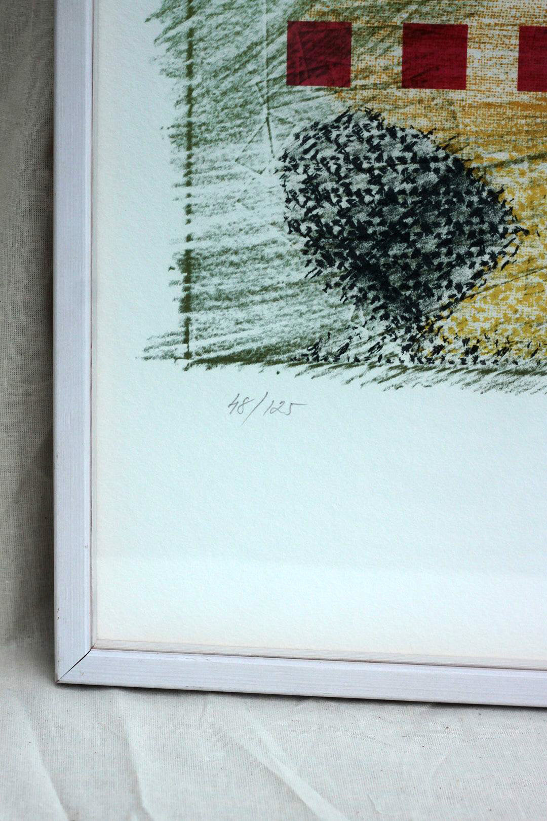 Swedish Abstract Lithograph