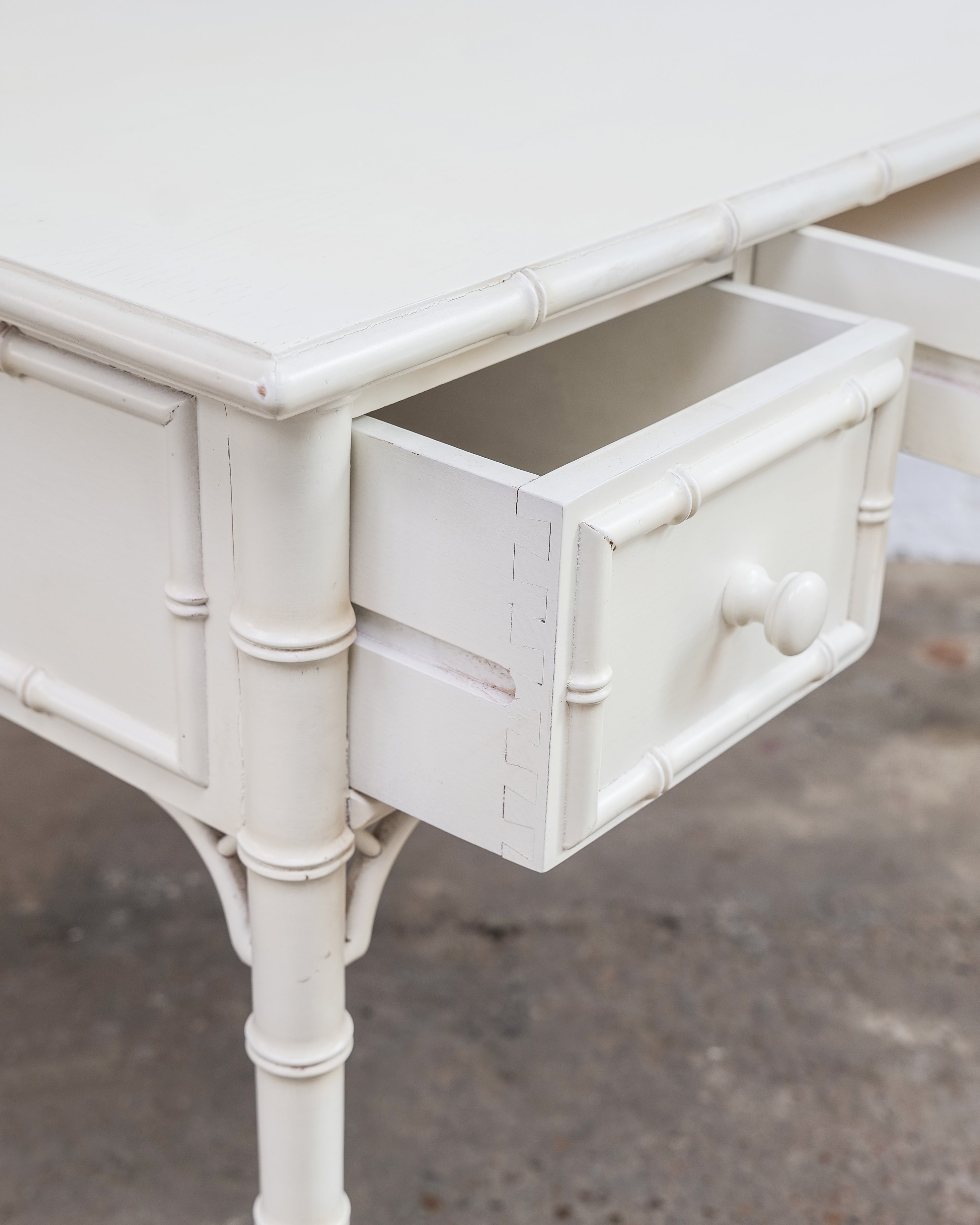 Faux Bamboo Dressing Table