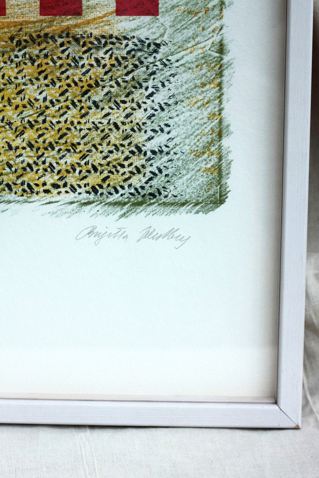 Swedish Abstract Lithograph