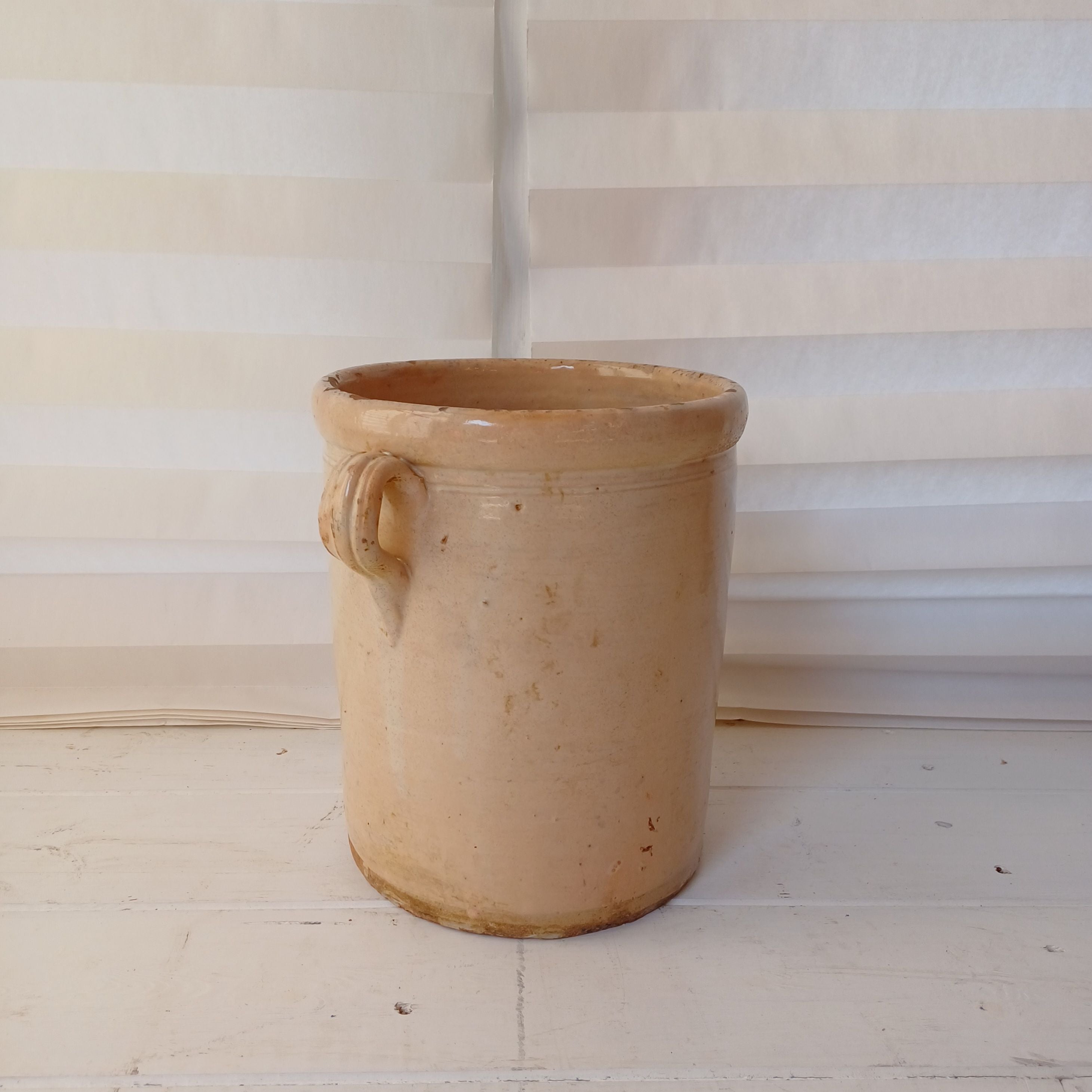 Italian Ceramic 19th Century Confit Preserving Pot