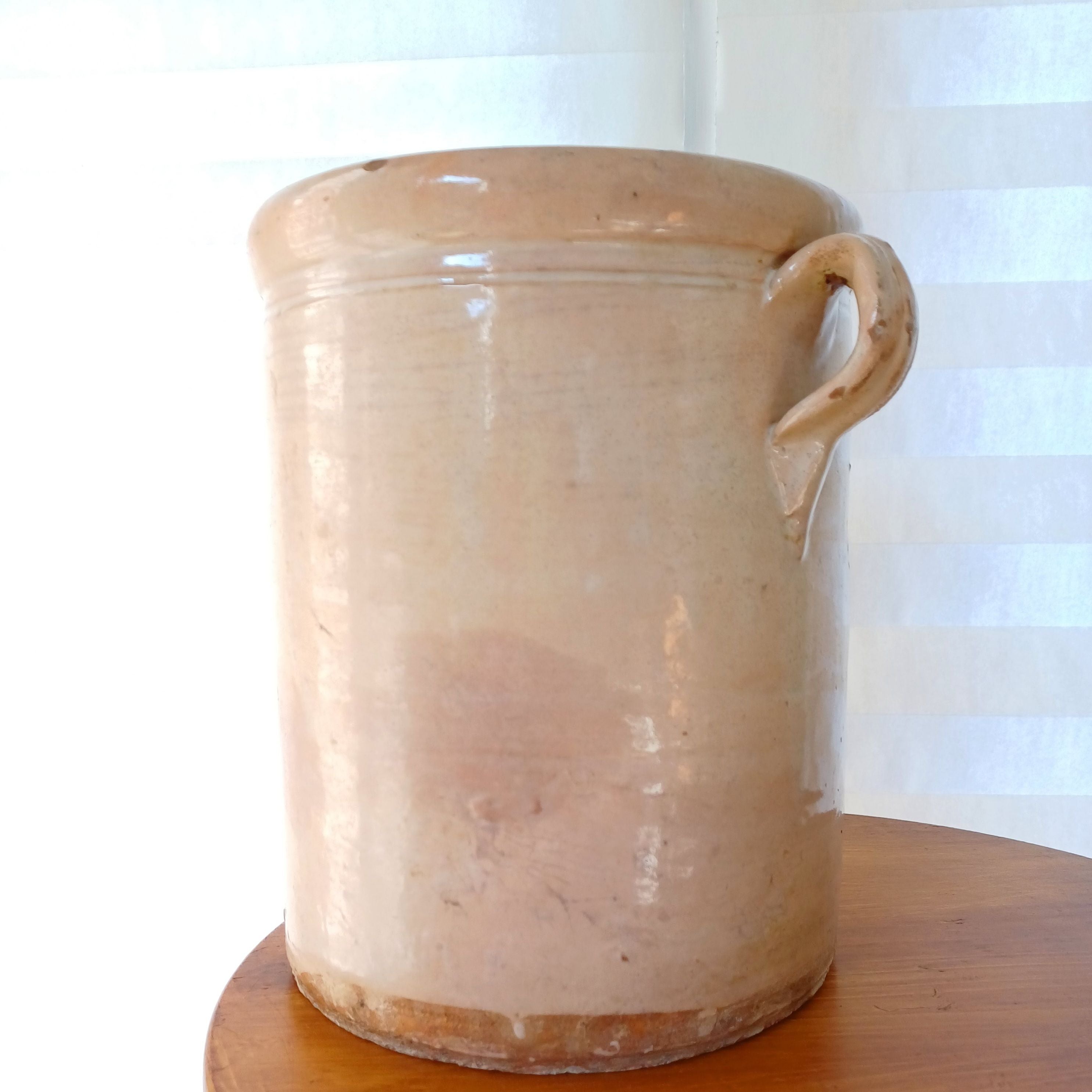Italian Ceramic 19th Century Confit Preserving Pot